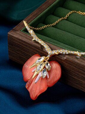 Alexis Bittar Organic Crystal Necklace